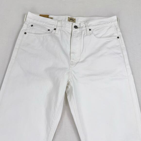 J Crew Men's Classic Fit Straight Leg Jean 31 x 30 White - Picture 7 of 16